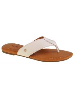 UGG W Carey Flip 1142177-JSM damskie japonki, Białe 001