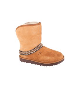 UGG W Classic Short Crescent 1161770-CHE damskie buty zimowe, Brązowe 001