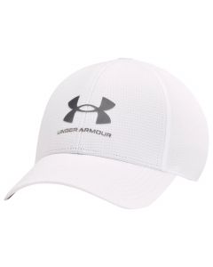 Under Armour Iso-Chill ArmourVent Cap 1361529-100 męskie czapki z daszkiem, Białe 001