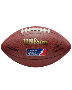 Wilson European League Mini Replica Ball WF4013801XB unisex piłki do futbolu amerykańskiego, Brązowe 001