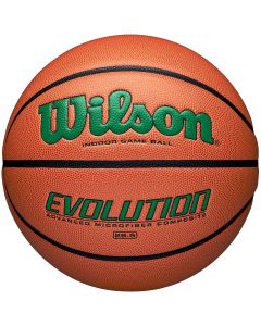 Wilson Evolution 295 Indoor Game Ball WTB0595XB701 unisex piłki do koszykówki, Pomarańczowe 001