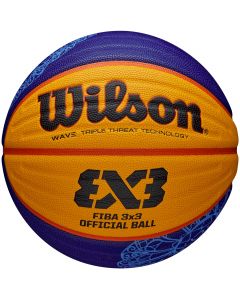 Wilson FIBA 3X3 Paris Retail 2024 Game Ball WZ1011502XB unisex piłki do koszykówki, Żółte 001