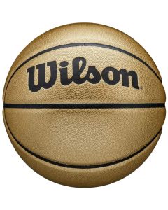 Wilson Gold Comp Mini Ball WTB1350XM unisex piłki do koszykówki, Złote 001