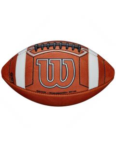 Wilson GST Prime Official Football Game Ball WTF1103IB unisex piłki do futbolu amerykańskiego, Brązowe 001