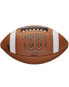 Wilson GST Tan Football Game Ball WTF1003B unisex piłki do futbolu amerykańskiego, Brązowe 001