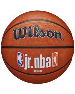 Wilson Jr NBA Fam Logo Authentic Outdoor Ball WZ3011801XB unisex piłki do koszykówki, Pomarańczowe 001