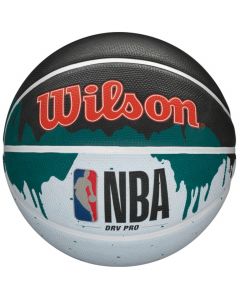 Wilson NBA DRV Pro Drip Ball WTB9101XB unisex piłki do koszykówki, Białe 001