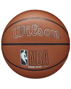 Wilson NBA Forge Plus Eco Ball WZ2010901XB unisex piłki do koszykówki, Pomarańczowe 001