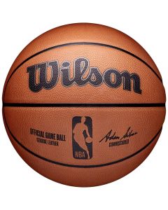 Wilson NBA Official Game Ball WTB7500ID unisex piłki do koszykówki, Pomarańczowe 001