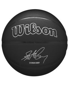 Wilson NBA Player Evergreen Bskt Curry WZ4026501XB unisex piłki do koszykówki, Czarne 001