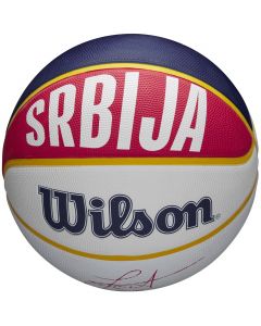 Wilson NBA Player Local Nikola Jokic Outdoor Ball WZ4006701XB unisex piłki do koszykówki, Niebieskie 001