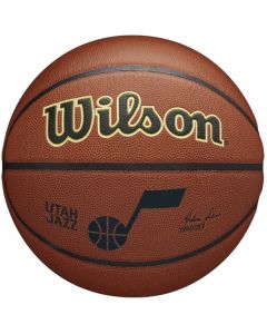 Wilson NBA Team Alliance Utah Jazz Ball WZ4011902XB unisex piłki do koszykówki, Brązowe 001