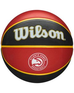 Wilson NBA Team Atlanta Hawks Ball WTB1300XBATL unisex piłki do koszykówki, Czerwone 001