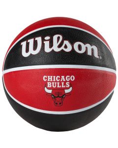 Wilson NBA Team Chicago Bulls Ball WTB1300XBCHI unisex piłki do koszykówki, Czerwone 001