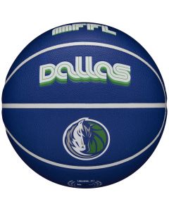 Wilson NBA Team City Collector Dallas Mavericks Ball WZ4016407ID unisex piłki do koszykówki, Niebieskie 001