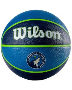 Wilson NBA Team Minnesota Timberwolves Ball WTB1300XBMIN unisex piłki do koszykówki, Niebieskie 001