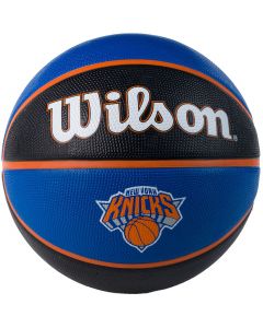 Wilson NBA Team New York Knicks Ball WTB1300XBNYK unisex piłki do koszykówki, Niebieskie 001