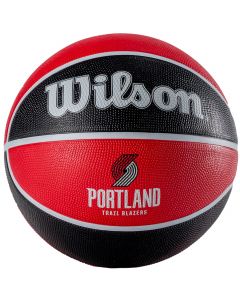 Wilson NBA Team Portland Trail Blazers Ball WTB1300XBPOR unisex piłki do koszykówki, Czerwone 001