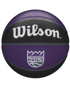 Wilson NBA Team Sacramento Kings Ball WTB1300XBSAC unisex piłki do koszykówki, Czarne 001