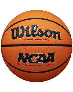 Wilson NCAA EVO NXT OFFICIAL GAME WZ1003301 unisex piłki do koszykówki, Pomarańczowe 001