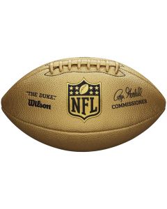 Wilson NFL Duke Metallic Edition Ball WTF1826XB unisex piłki do futbolu amerykańskiego, Złote 001