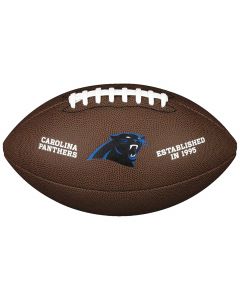 Wilson NFL Team Logo Carolina Panthers Ball WTF1748XBCA unisex piłki do futbolu amerykańskiego, Brązowe 001