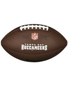 Wilson NFL Team Logo Tampa Bay Buccaneers Ball WTF1748XBTB unisex piłki do futbolu amerykańskiego, Brązowe 001