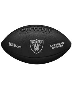 Wilson NFL Team Metallic Premiere Las Vegas Raiders Ball WF4015817XB unisex piłki do futbolu amerykańskiego, Czarne 001