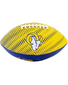 Wilson NFL Team Tailgate Los Angeles Rams Jr Ball WF4010019XBJR unisex piłki do futbolu amerykańskiego, Żółte 001