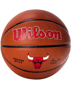 Wilson Team Alliance Chicago Bulls Ball WTB3100XBCHI unisex piłki do koszykówki, Brązowe 001