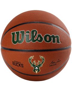 Wilson Team Alliance Milwaukee Bucks Ball WTB3100XBMIL unisex piłki do koszykówki, Brązowe 001