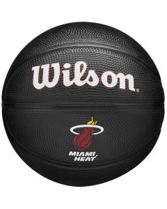 Wilson Team Tribute Miami Heat Mini Ball WZ4017607XB unisex piłki do koszykówki, Czarne 001