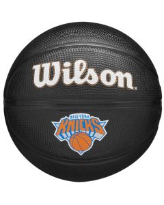 Wilson Team Tribute New York Knicks Mini Ball WZ4017610XB unisex piłki do koszykówki, Czarne 001